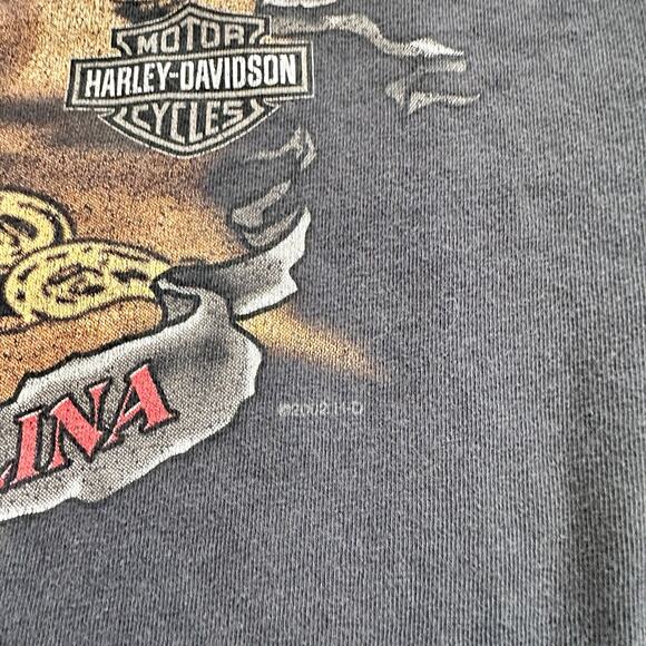 2002 Vintage Harley Davidson Myrtle Beach South Carolina Tee Faded USA Men’s XL - Picture 6 of 11